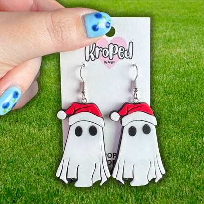 Santa Ghost Earrings