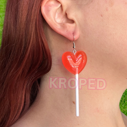 Heart Lollipop Earrings