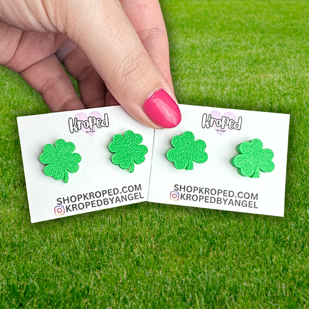 St. Patricks Day Stud Earrings