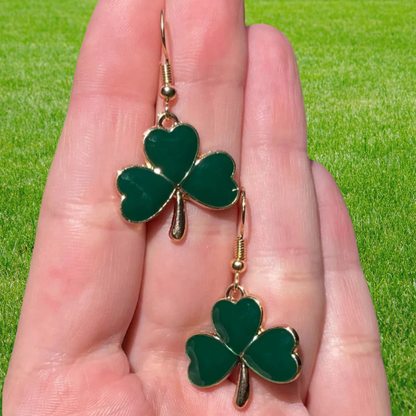 Heart Shamrock Earrings -More Colors