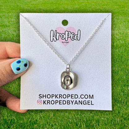 Cowboy Hat Necklace