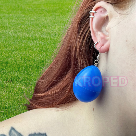 Neon Easter Egg Earrings