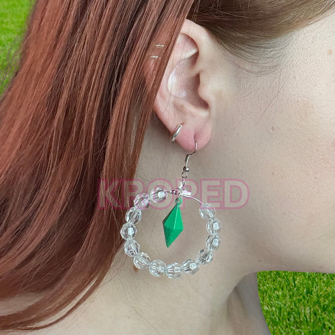 2000's Video Game Hoop Earrings