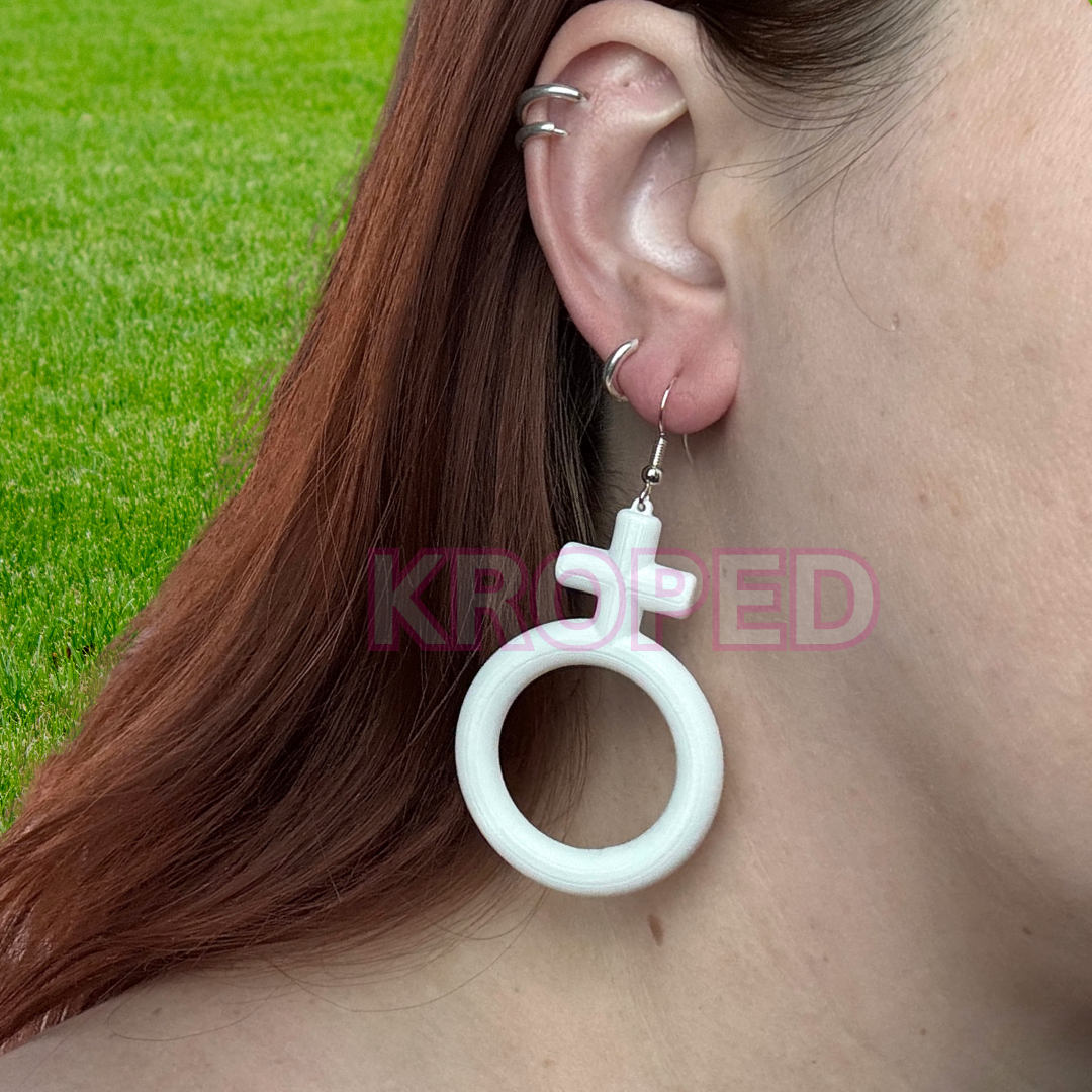 Make Your Own Gender Symbol Earrings