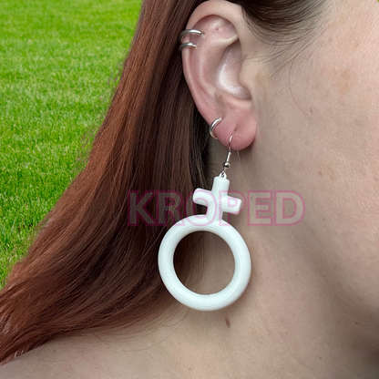 Make Your Own Gender Symbol Earrings