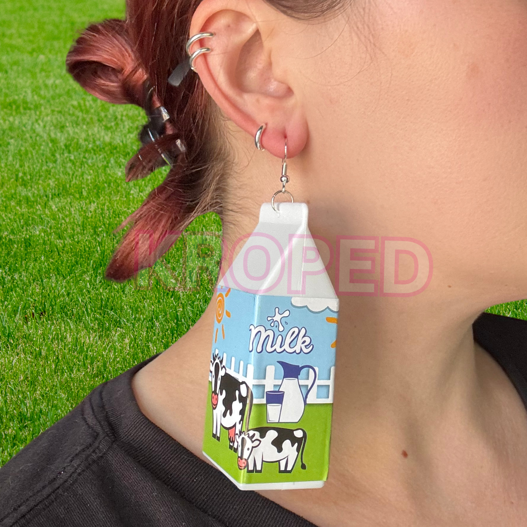 Milk Jug Toy Earrings