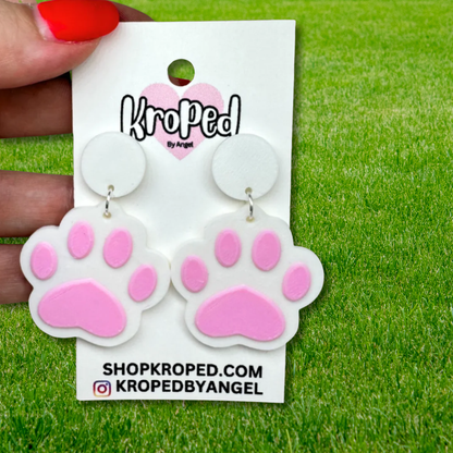 Pet Paw Stud Earrings - More Colors