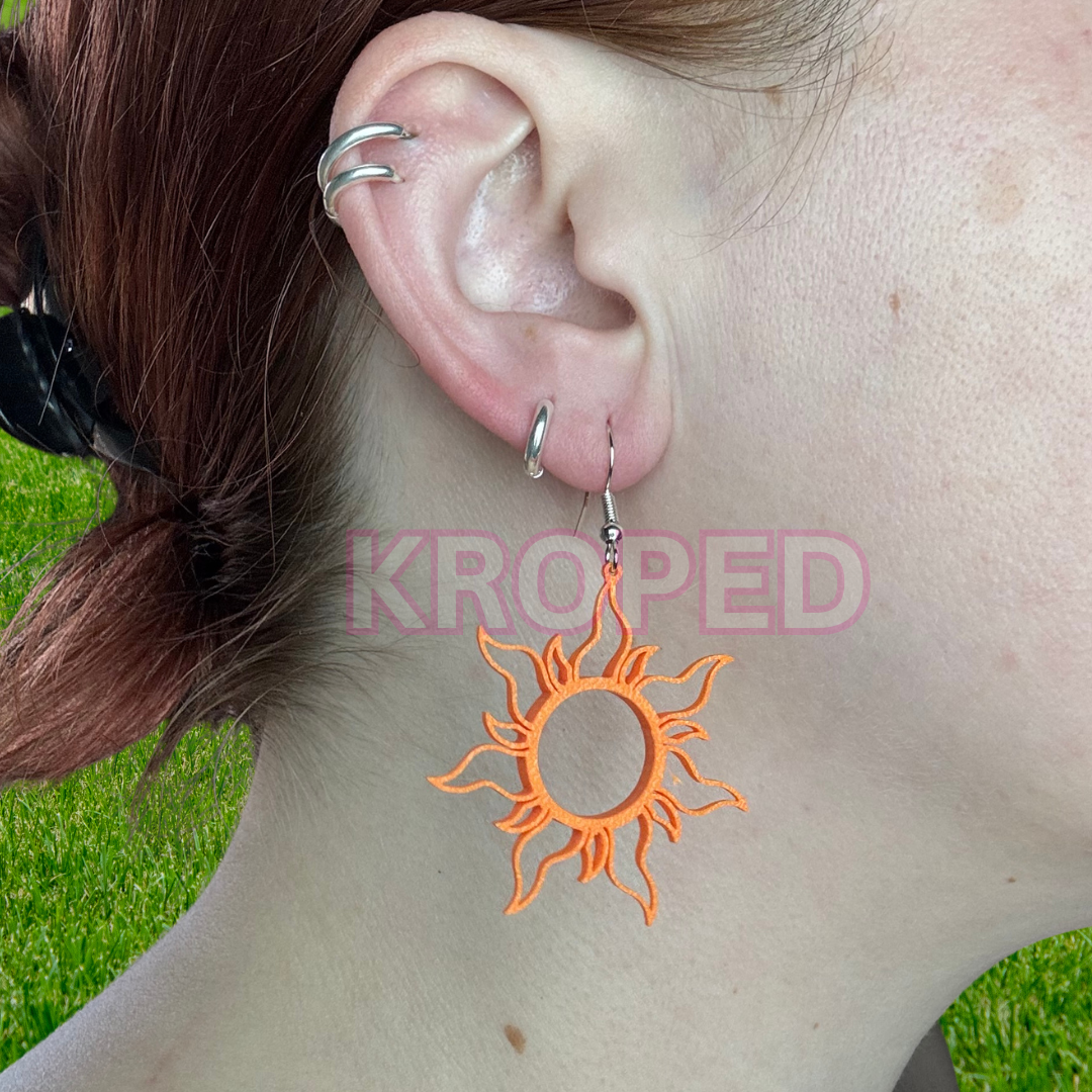 Sun Outline Earrings