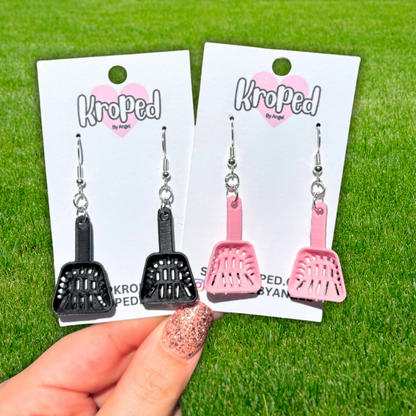 Cat Litter Scooper Earrings