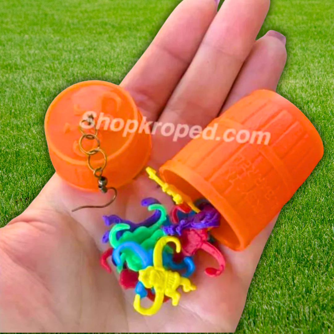 Monkey Barrel Game Earrings