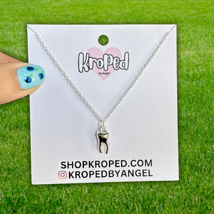 Silver Tooth Necklace