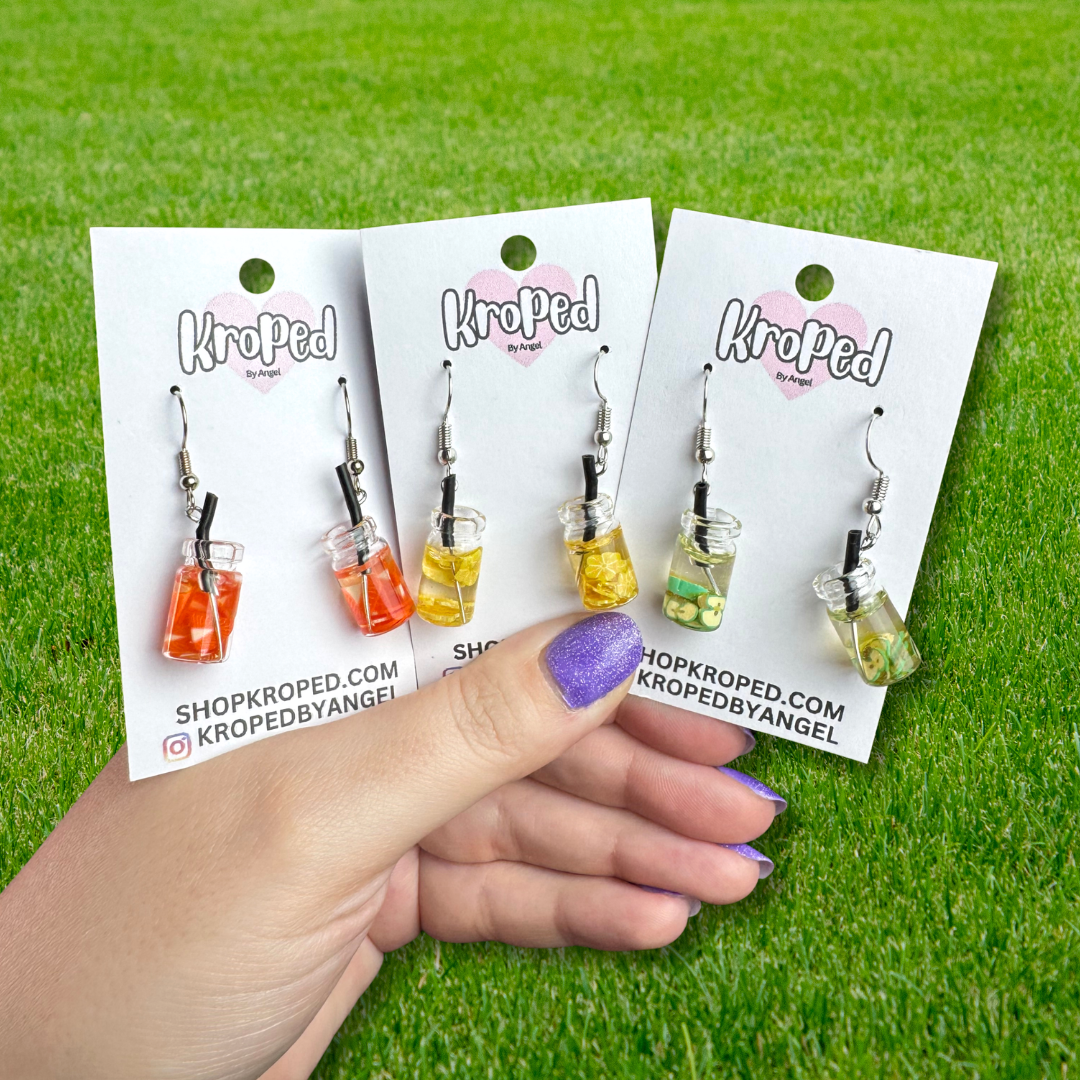 Tiny Fruit Water Earrings