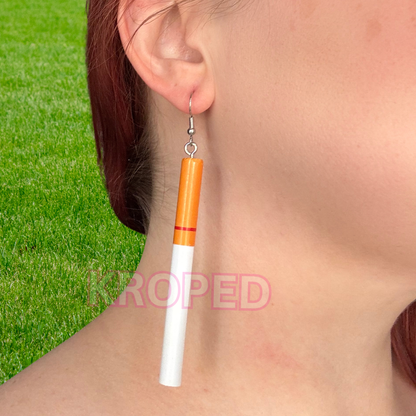 Cigarette Charm Earrings