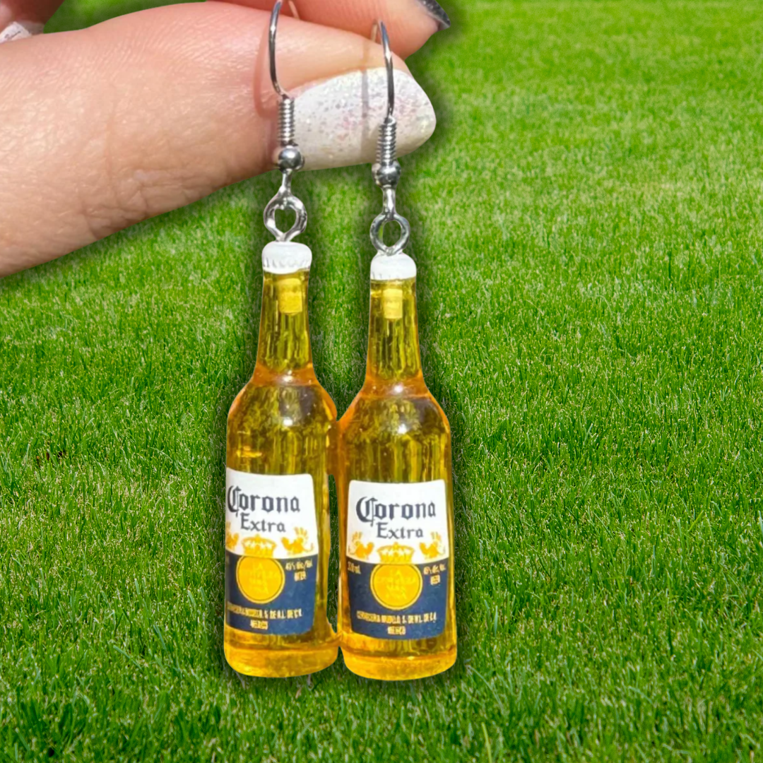 Beer Bottle Earrings