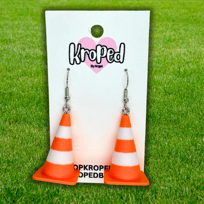 Traffic Cone Earrings