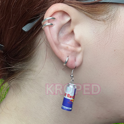 Bull Energy Drink Earrings