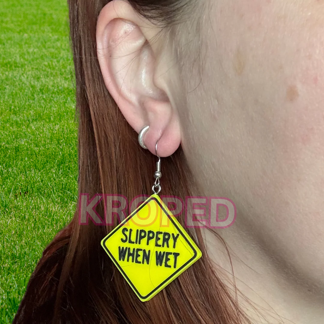 Slippery When Wet Earrings - More Colors