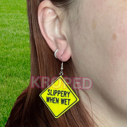 Slippery When Wet Earrings - More Colors