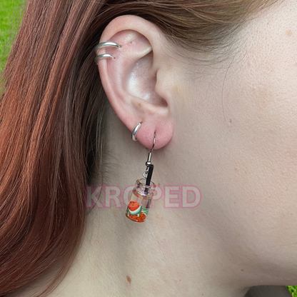 Tiny Fruit Water Earrings