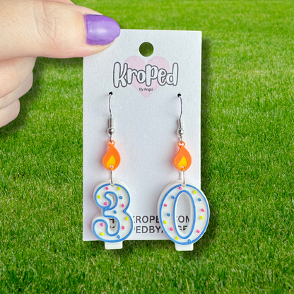 Birthday Candle Earrings