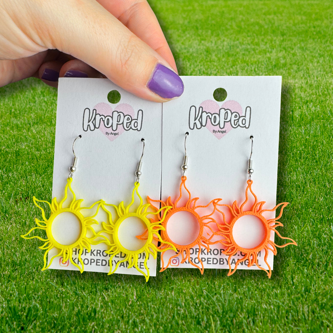 Sun Outline Earrings