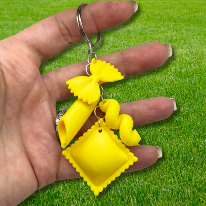 3D Printed Pasta Noodle Keychain