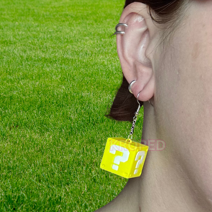 3D Mystery Box Earrings