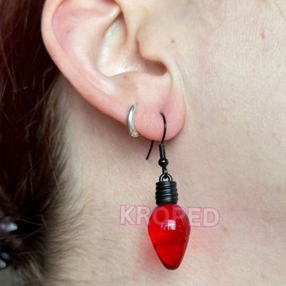Jelly Holiday Bulb Earrings