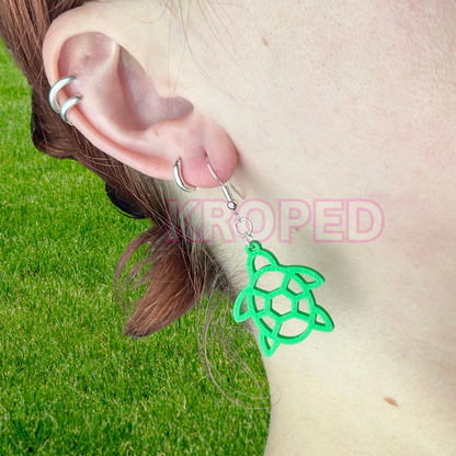 Turtle Outline Earrings