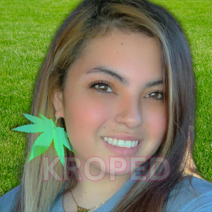 Neon Weed Leaf Earrings