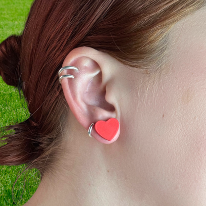 Heart Stud Earrings