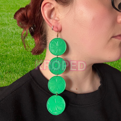 Dangle Coin Earrings