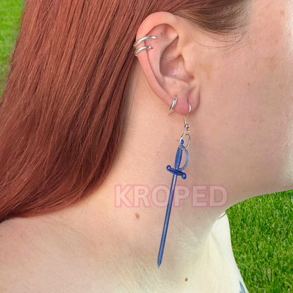Toothpick Sword Earrings