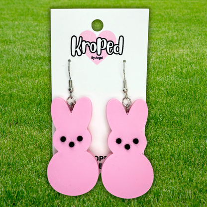 Marshmallow Bunny Earrings