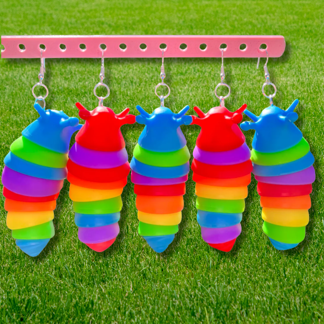 Fidget Slug Earrings