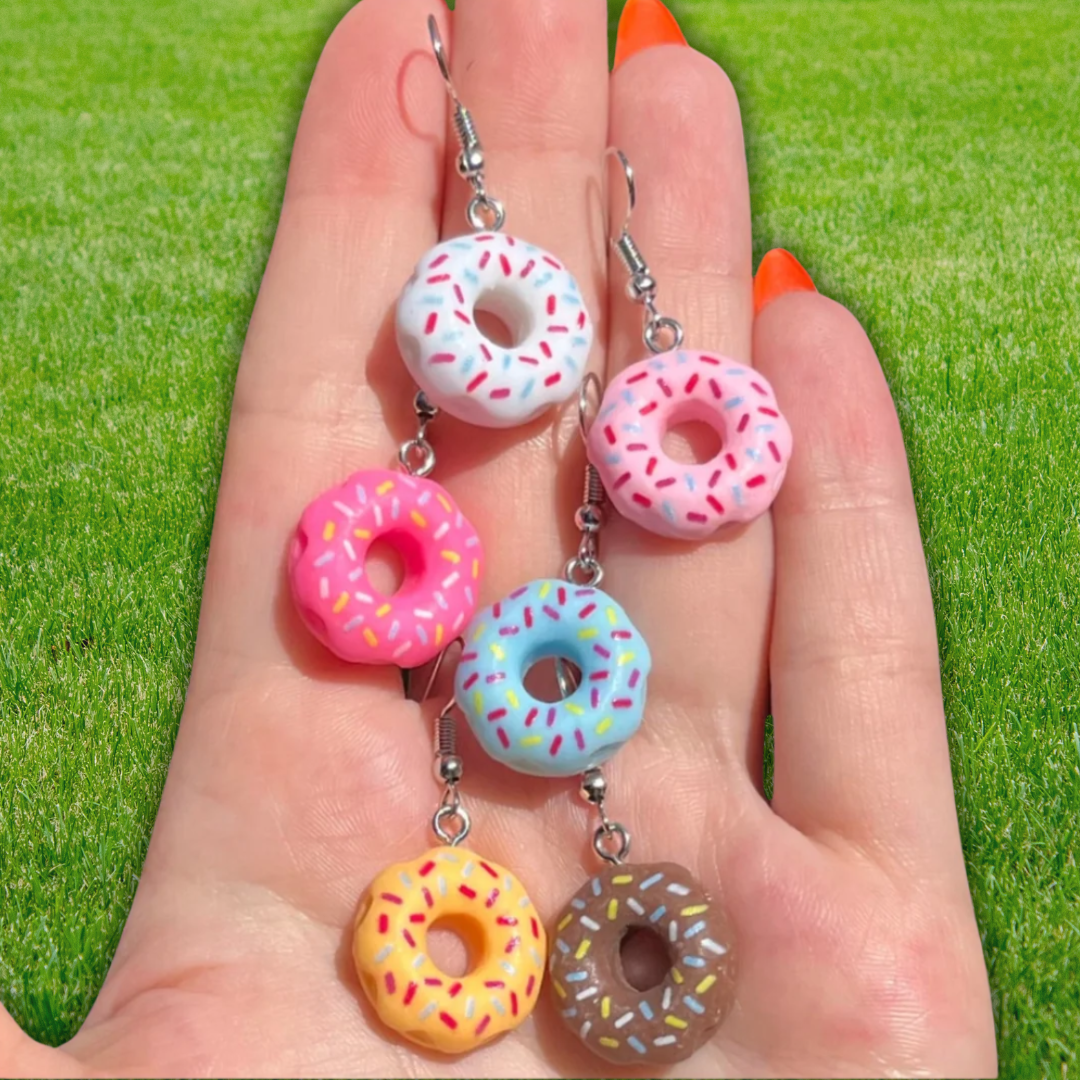 Sprinkle Donut Earrings