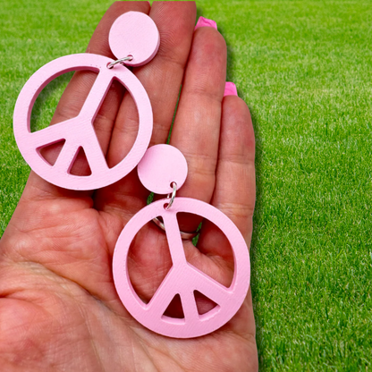 Peace Sign Stud Earrings MORE COLORS