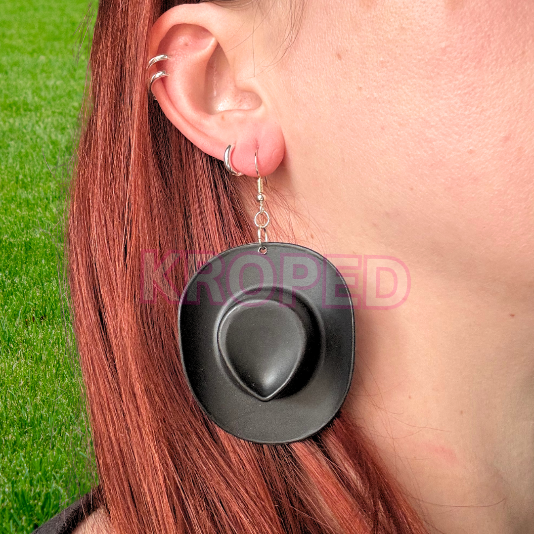Cowboy Cowgirl Hat Earrings