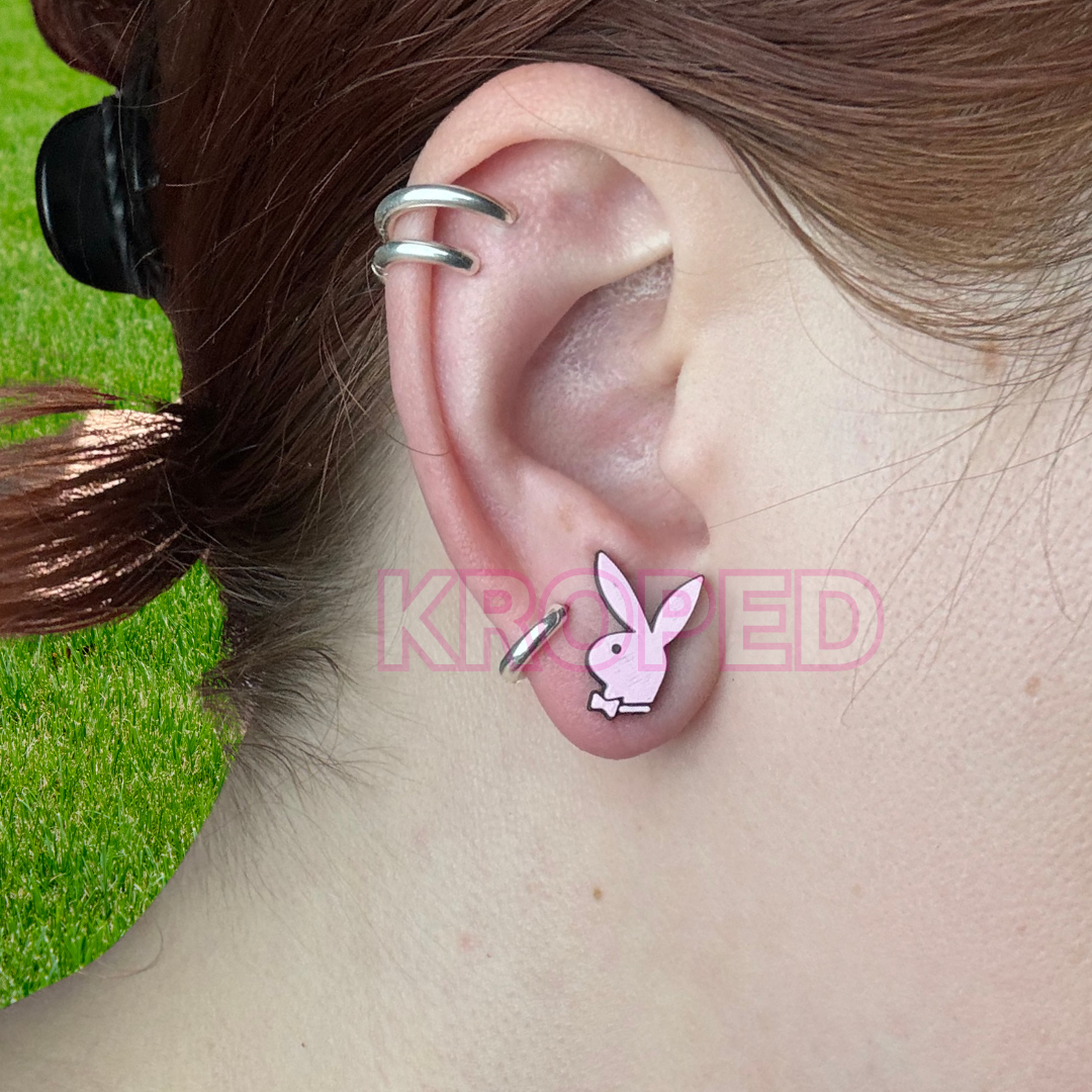 Bowtie Bunny Stud Earrings