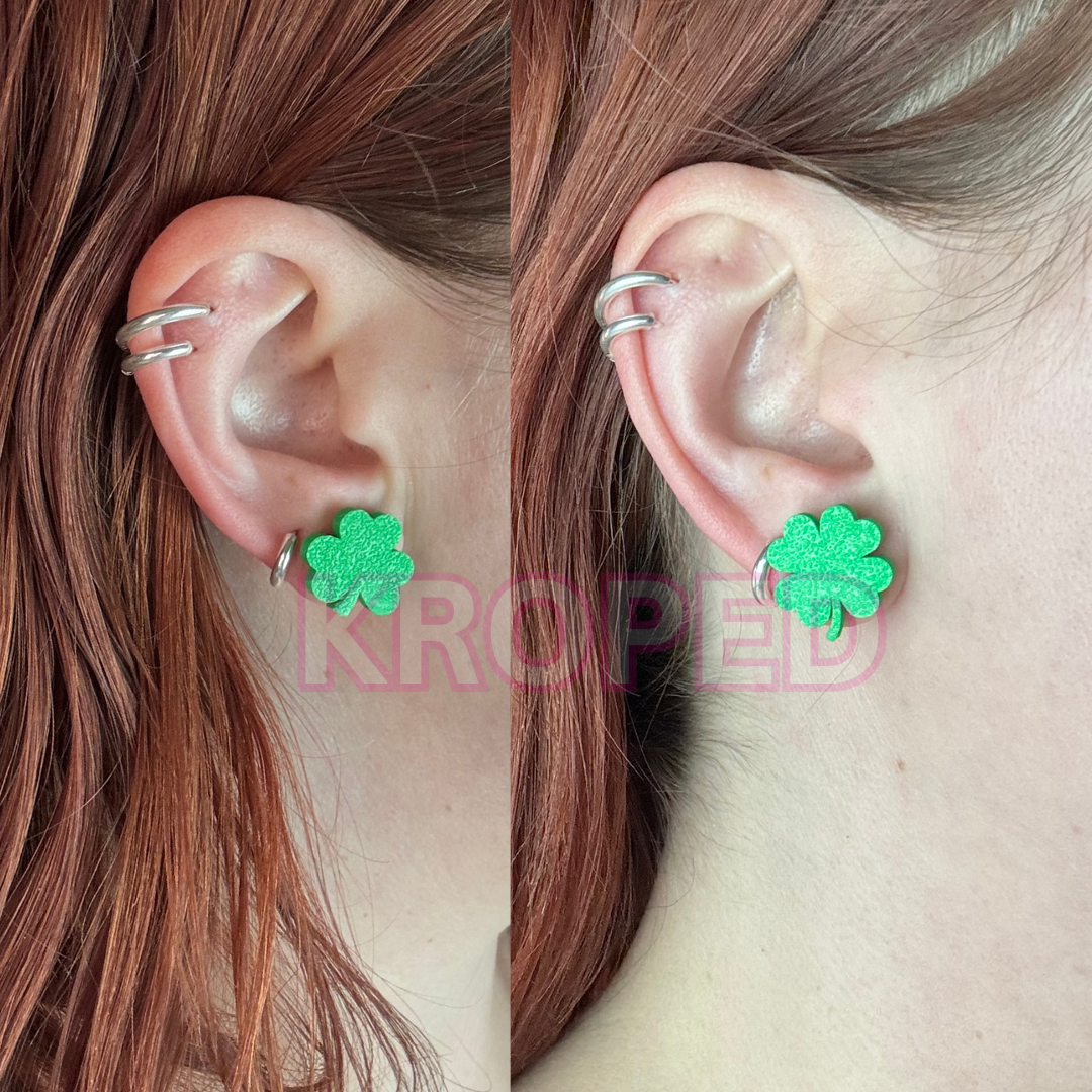 St. Patricks Day Stud Earrings