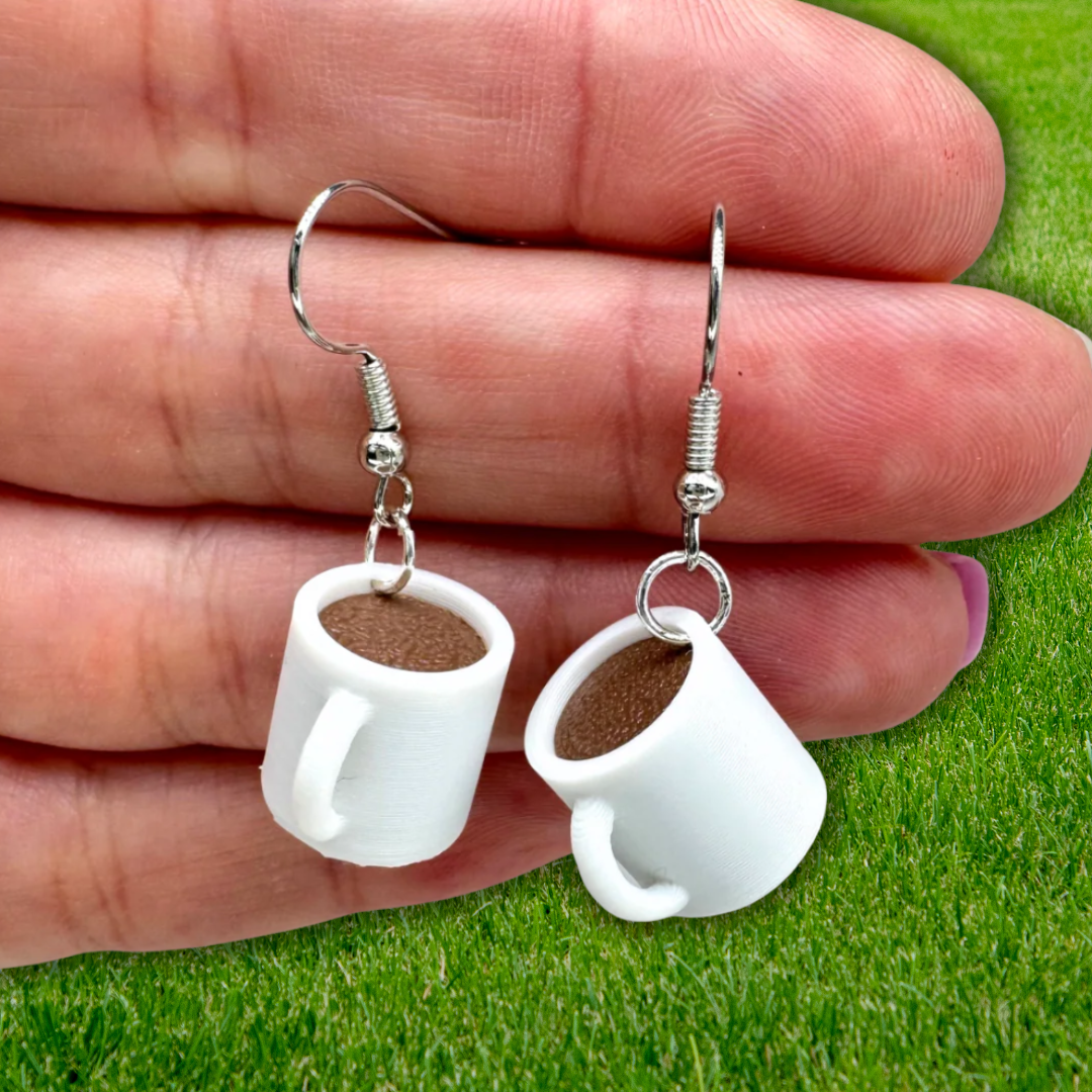 Coffee Cup Earrings