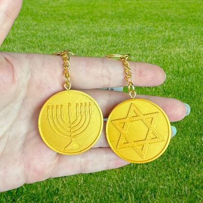 Gelt Coin Keychains