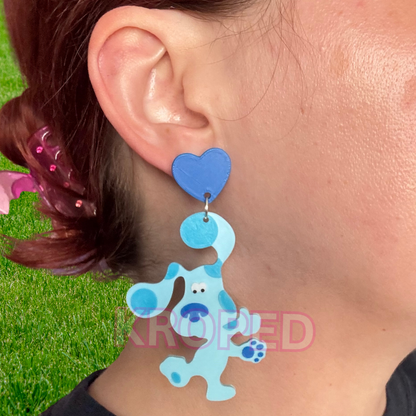 Dog Cartoon Character Dangle Earrings