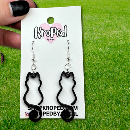 Cat Outline Earrings