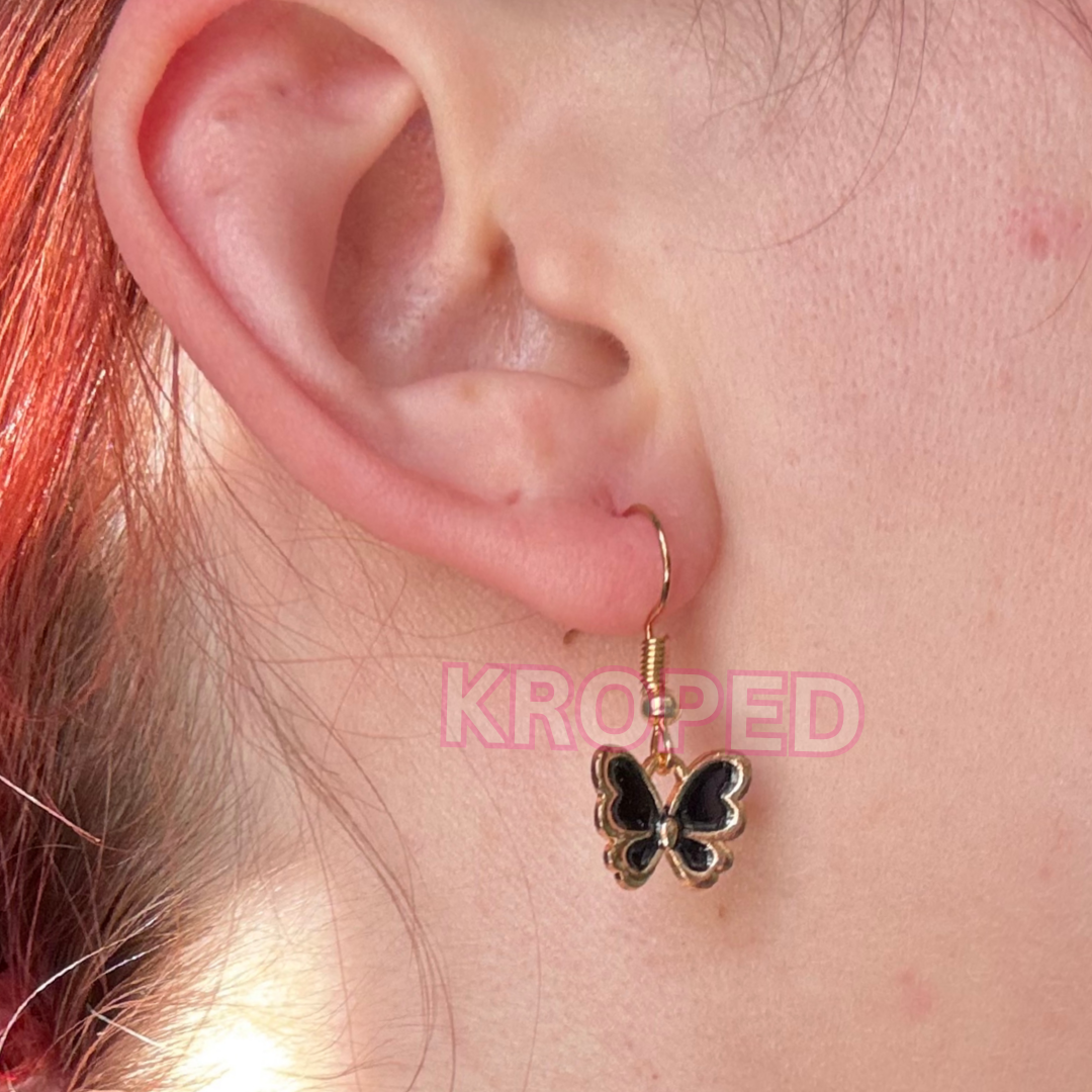 Tiny Butterfly Earrings