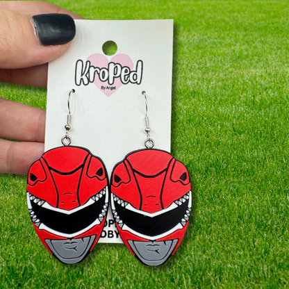 Ranger Cartoon Head Earrings