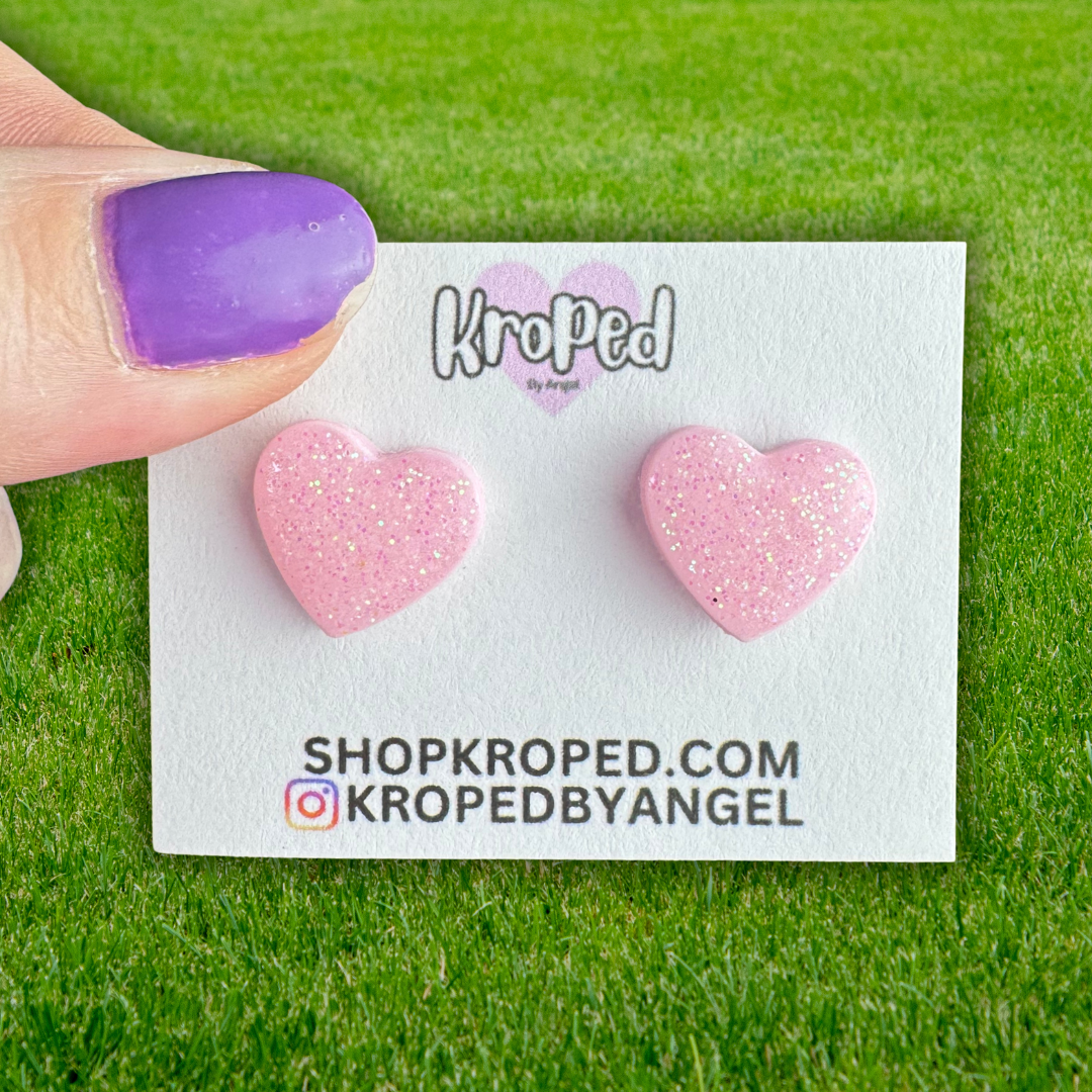Heart Stud Earrings