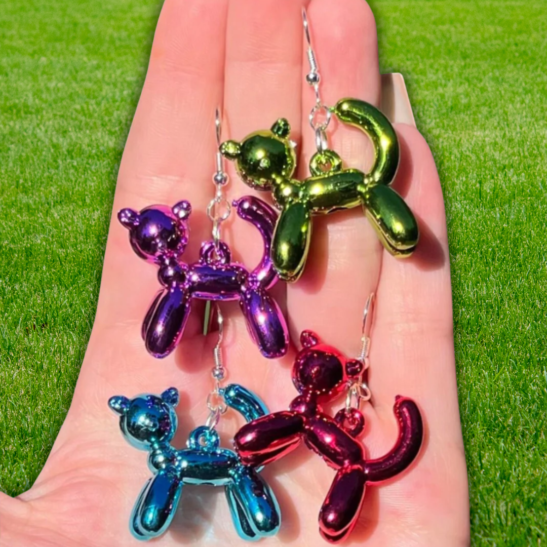 Balloon Cat Earrings