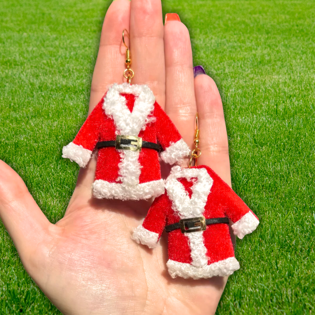 Santa's Coat Earrings