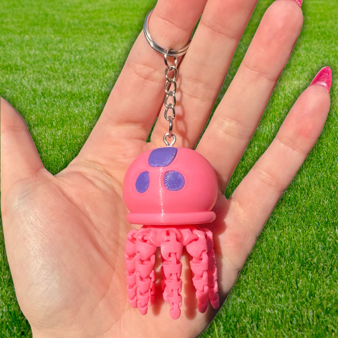 Jellyfish Keychain